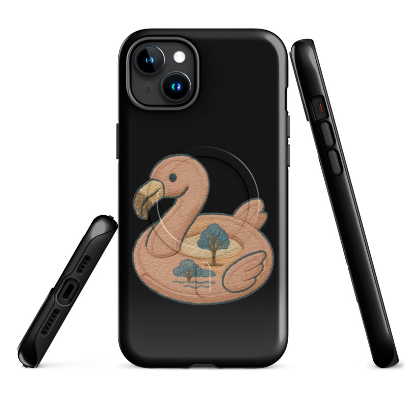 Flamingo Oase Hardcase iPhone®-Hülle mit MagSafe® – Accessoires – klamottn.de