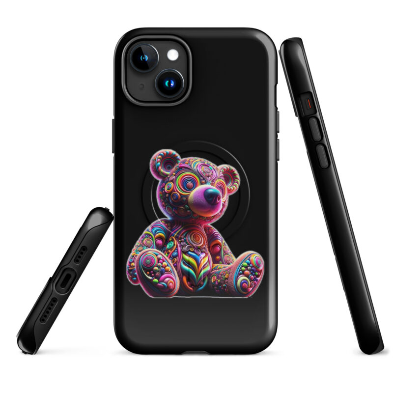 Psychedelic Bär Hardcase iPhone®-Hülle mit MagSafe® – Accessoires – klamottn.de
