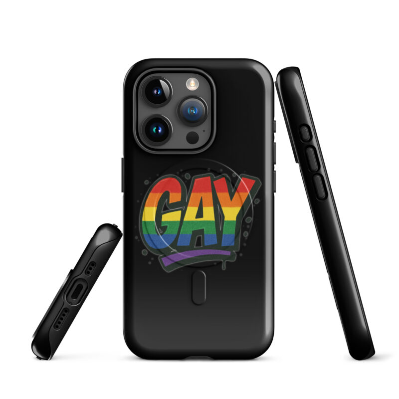 Gay Graffiti Pride Hardcase iPhone®-Hülle mit MagSafe® – Accessoires – klamottn.de
