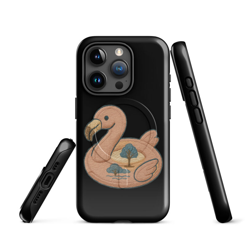 Flamingo Oase Hardcase iPhone®-Hülle mit MagSafe® – Accessoires – klamottn.de