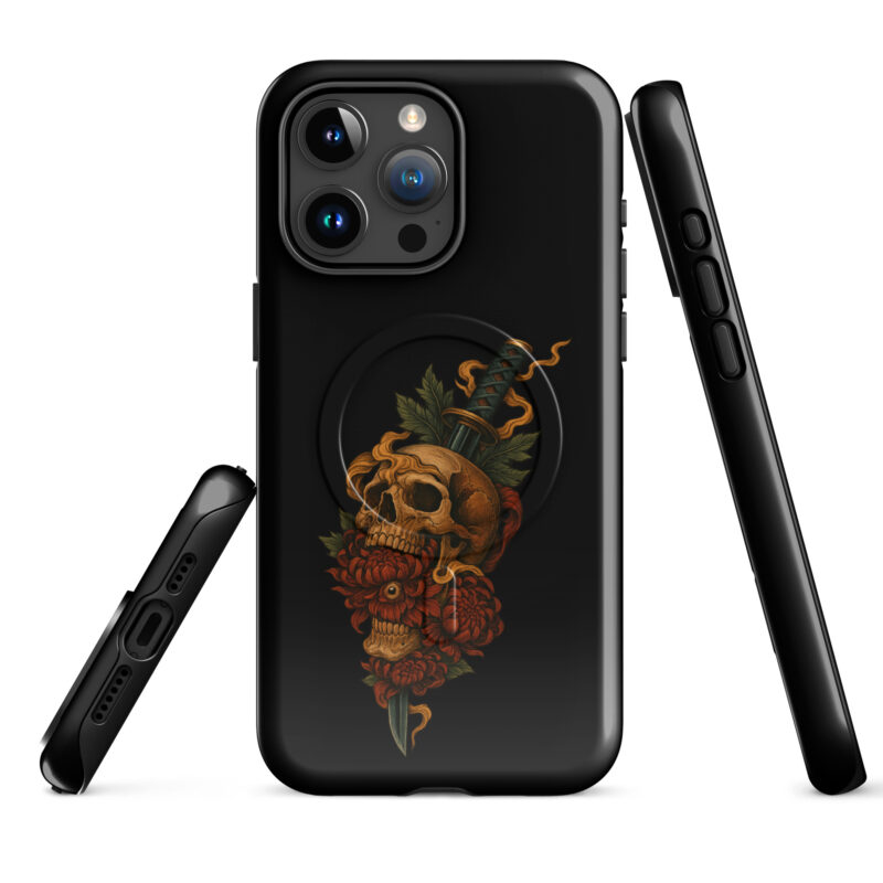 Schädel & Klinge - Das Auge der Vergänglichkeit Hardcase iPhone®-Hülle mit MagSafe® – Accessoires – klamottn.de