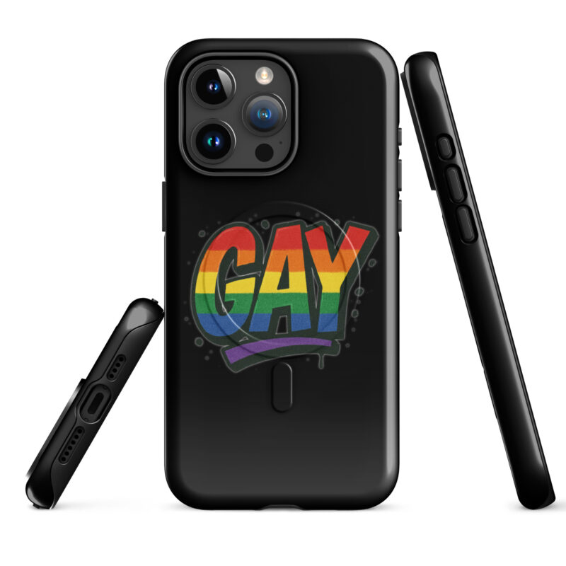 Gay Graffiti Pride Hardcase iPhone®-Hülle mit MagSafe® – Accessoires – klamottn.de