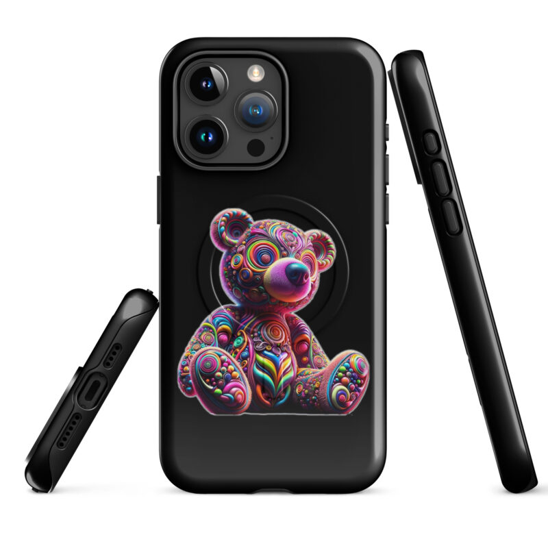 Psychedelic Bär Hardcase iPhone®-Hülle mit MagSafe® – Accessoires – klamottn.de