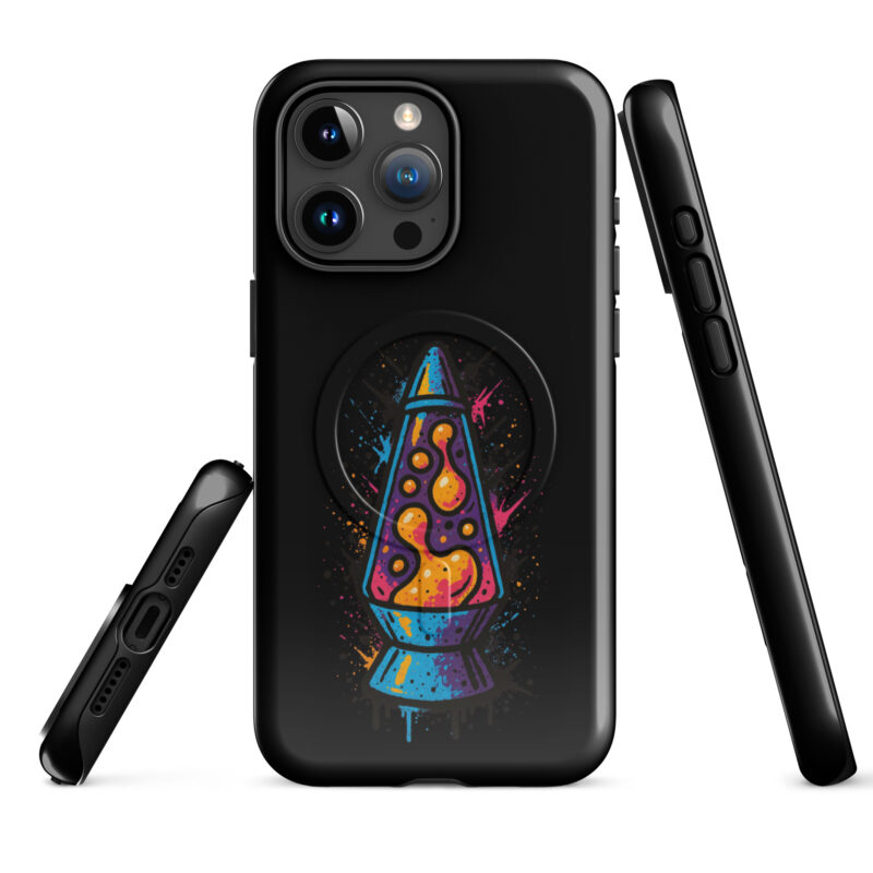 Psychedelische Lavalampen Vibes Hardcase iPhone®-Hülle mit MagSafe® – Accessoires – klamottn.de