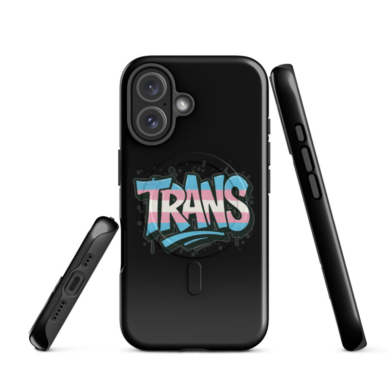 Trans Pride Graffiti Hardcase iPhone®-Hülle mit MagSafe® – Accessoires – klamottn.de