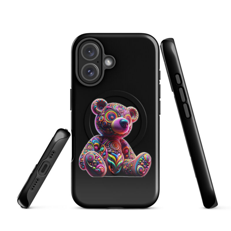 Psychedelic Bär Hardcase iPhone®-Hülle mit MagSafe® – Accessoires – klamottn.de