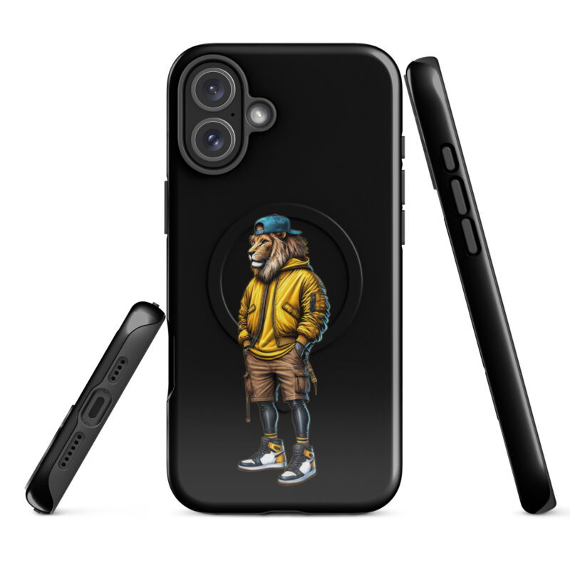 Löwe im Streetwear-Style Hardcase iPhone®-Hülle mit MagSafe® – Accessoires – klamottn.de
