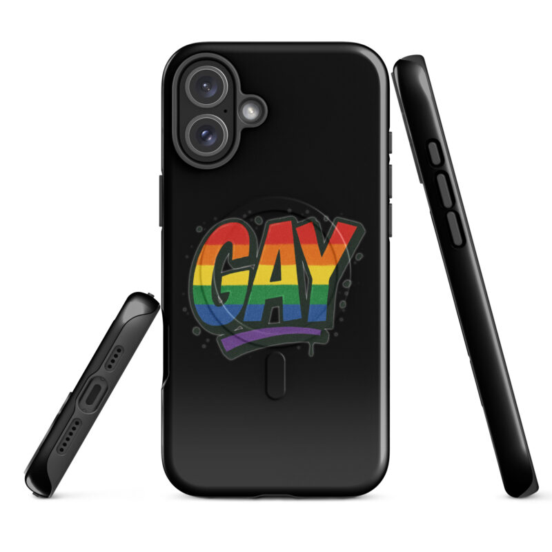 Gay Graffiti Pride Hardcase iPhone®-Hülle mit MagSafe® – Accessoires – klamottn.de