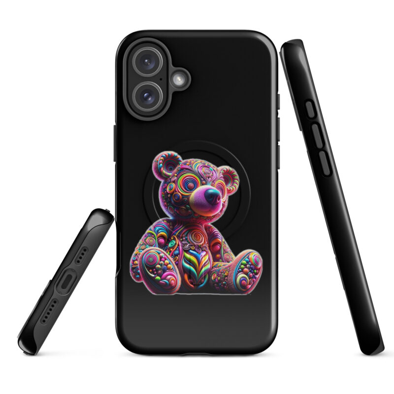 Psychedelic Bär Hardcase iPhone®-Hülle mit MagSafe® – Accessoires – klamottn.de