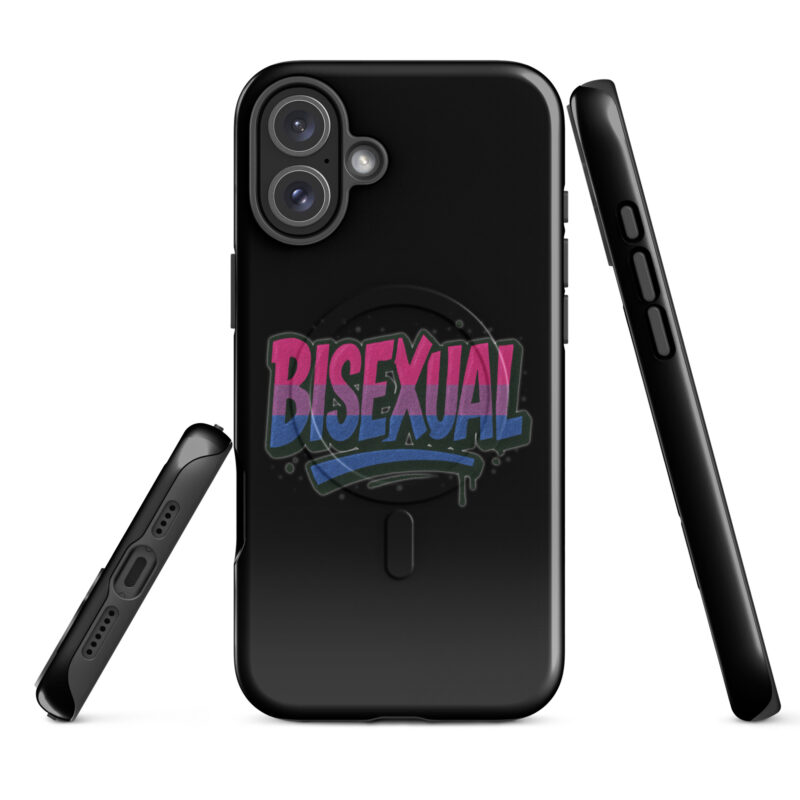 Bisexual Graffiti Statement Hardcase iPhone®-Hülle mit MagSafe® – Accessoires – klamottn.de
