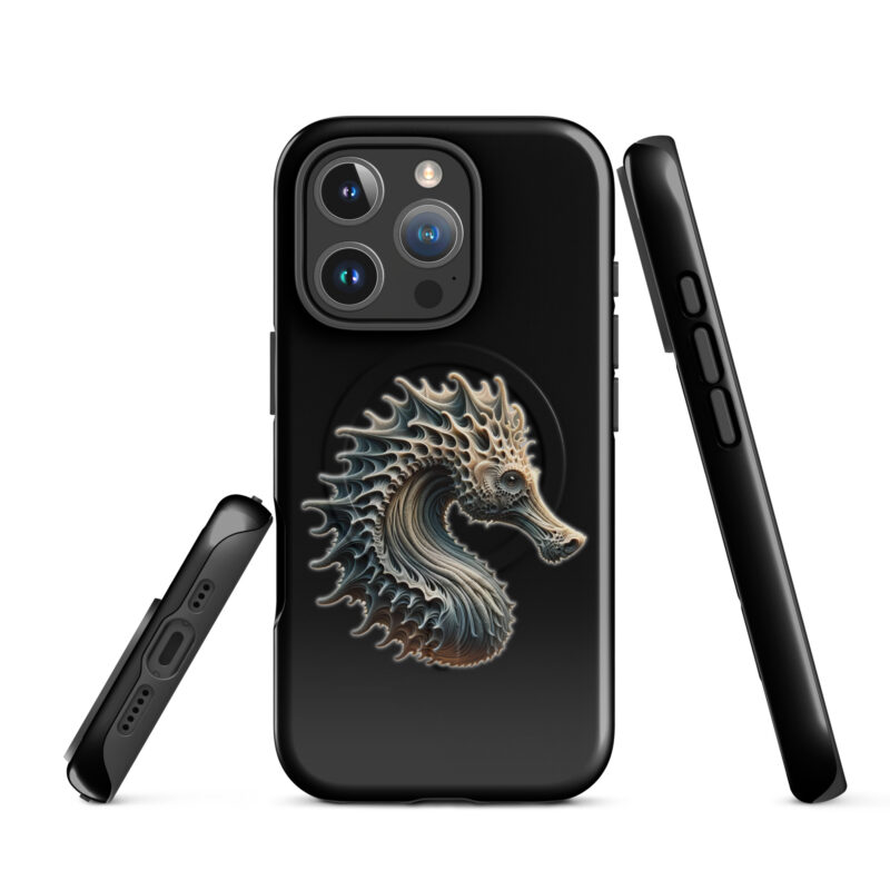 Mystisches Seepferdchen Hardcase iPhone®-Hülle mit MagSafe® – Accessoires – klamottn.de