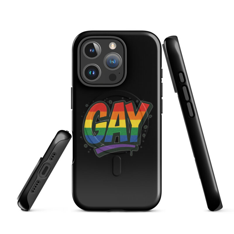 Gay Graffiti Pride Hardcase iPhone®-Hülle mit MagSafe® – Accessoires – klamottn.de