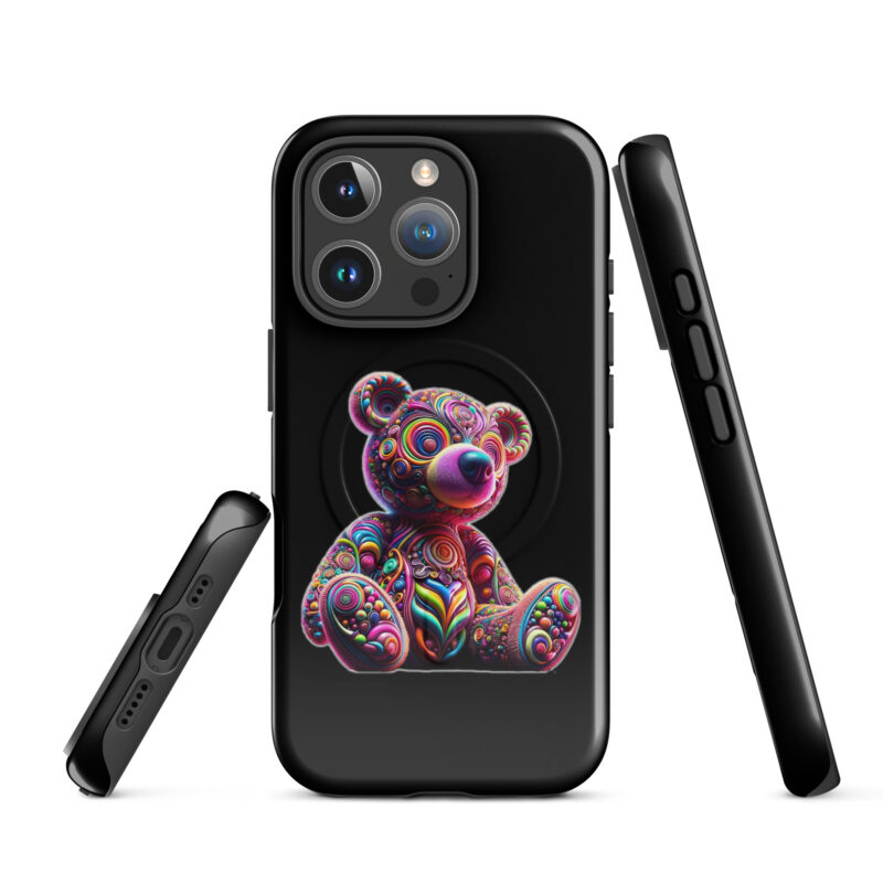Psychedelic Bär Hardcase iPhone®-Hülle mit MagSafe® – Accessoires – klamottn.de