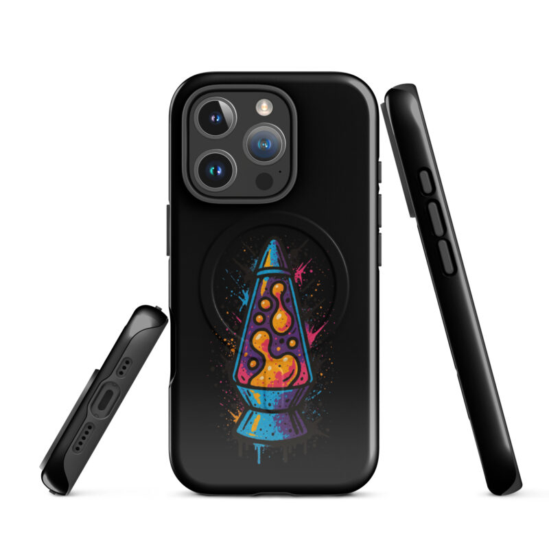 Psychedelische Lavalampen Vibes Hardcase iPhone®-Hülle mit MagSafe® – Accessoires – klamottn.de