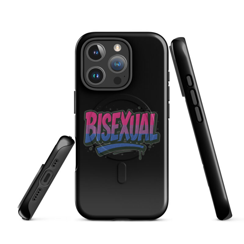 Bisexual Graffiti Statement Hardcase iPhone®-Hülle mit MagSafe® – Accessoires – klamottn.de