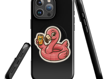 Flamingo mit Sommerdrink Hardcase iPhone®-Hülle mit MagSafe® – Accessoires – klamottn.de Flamingo mit Sommerdrink Hardcase iPhone®-Hülle mit MagSafe® – Accessoires – klamottn.de