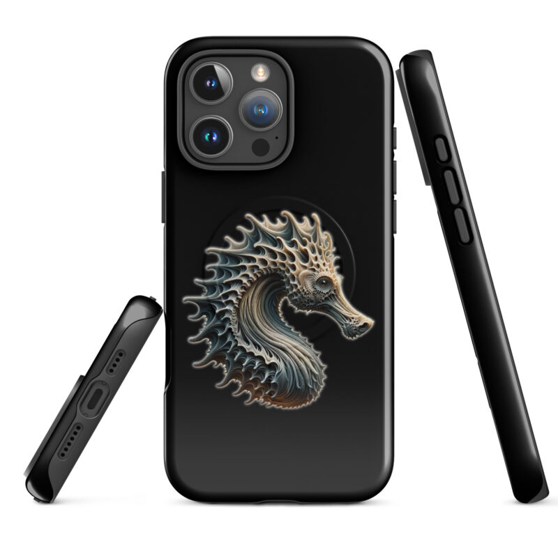 Mystisches Seepferdchen Hardcase iPhone®-Hülle mit MagSafe® – Accessoires – klamottn.de