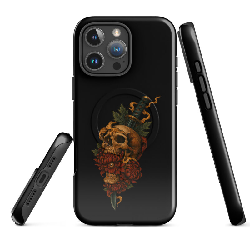 Schädel & Klinge - Das Auge der Vergänglichkeit Hardcase iPhone®-Hülle mit MagSafe® – Accessoires – klamottn.de