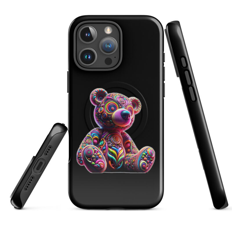 Psychedelic Bär Hardcase iPhone®-Hülle mit MagSafe® – Accessoires – klamottn.de