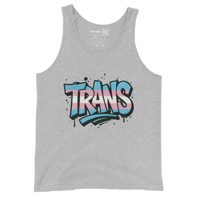Trans Pride Graffiti Unisex-Tank-Top – Tank Tops – klamottn.de