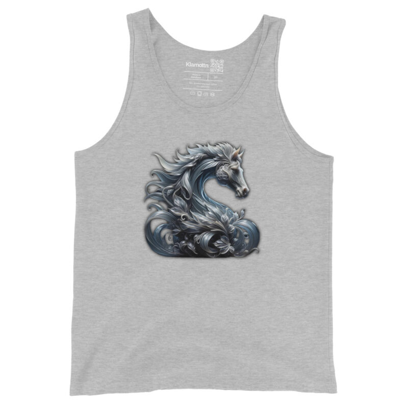 Majestät des silbernen Pferdes Unisex-Tank-Top – Tank Tops – klamottn.de