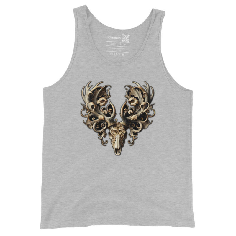 Ornamentaler Hirschschädel Unisex-Tank-Top – Tank Tops – klamottn.de