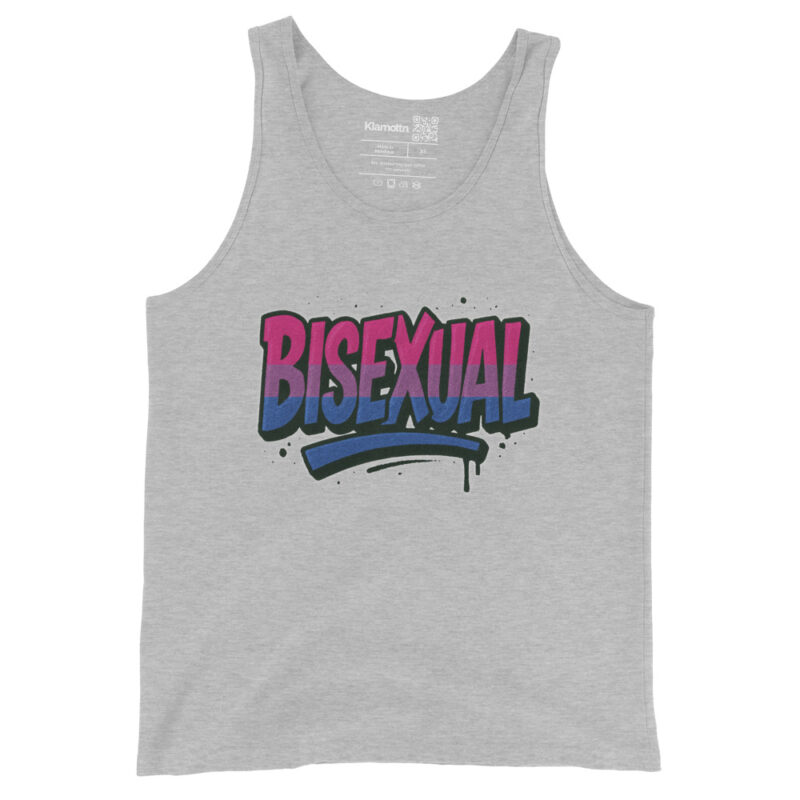 Bisexual Graffiti Statement Unisex-Tank-Top – Tank Tops – klamottn.de