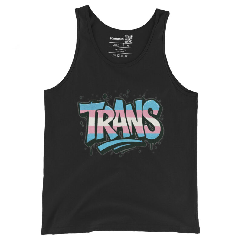 Trans Pride Graffiti Unisex-Tank-Top – Tank Tops – klamottn.de