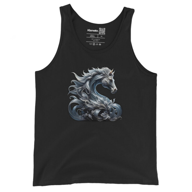 Majestät des silbernen Pferdes Unisex-Tank-Top – Tank Tops – klamottn.de