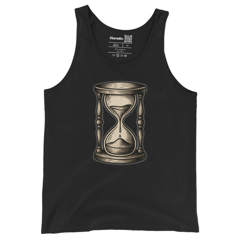 Zeit vergeht Sanduhr Unisex-Tank-Top – Tank Tops – klamottn.de
