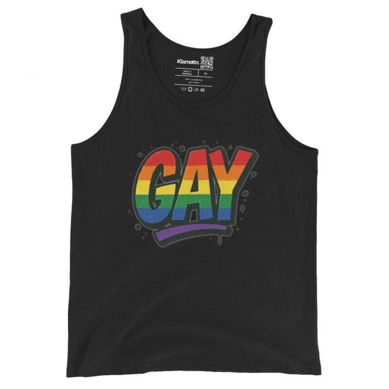 Gay Graffiti Pride Unisex-Tank-Top – Tank Tops – klamottn.de