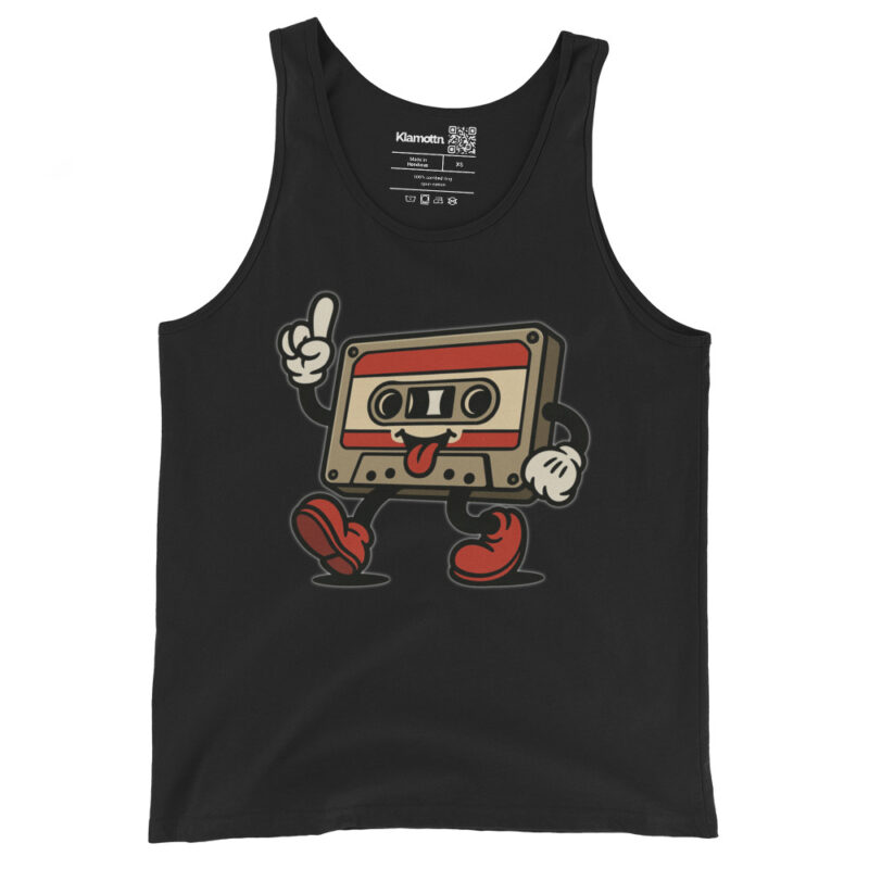 Retro Kassette Unisex-Tank-Top – Tank Tops – klamottn.de
