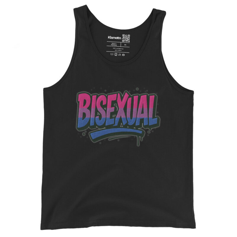 Bisexual Graffiti Statement Unisex-Tank-Top – Tank Tops – klamottn.de