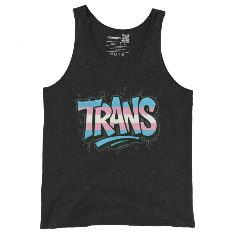Trans Pride Graffiti Unisex-Tank-Top – Tank Tops – klamottn.de