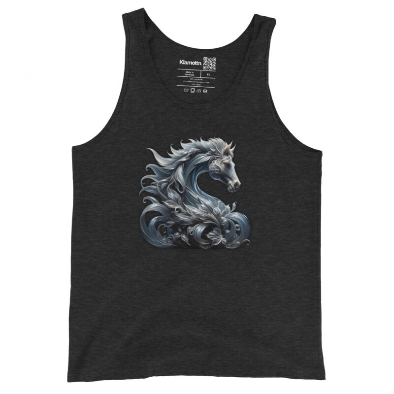Majestät des silbernen Pferdes Unisex-Tank-Top – Tank Tops – klamottn.de