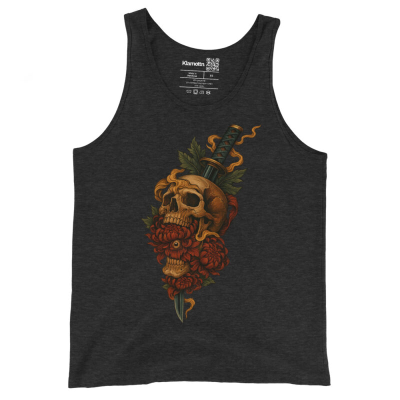 Schädel & Klinge - Das Auge der Vergänglichkeit Unisex-Tank-Top – Tank Tops – klamottn.de