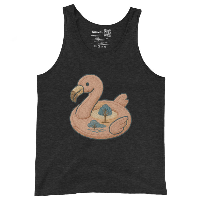 Flamingo Oase Unisex-Tank-Top – Tank Tops – klamottn.de