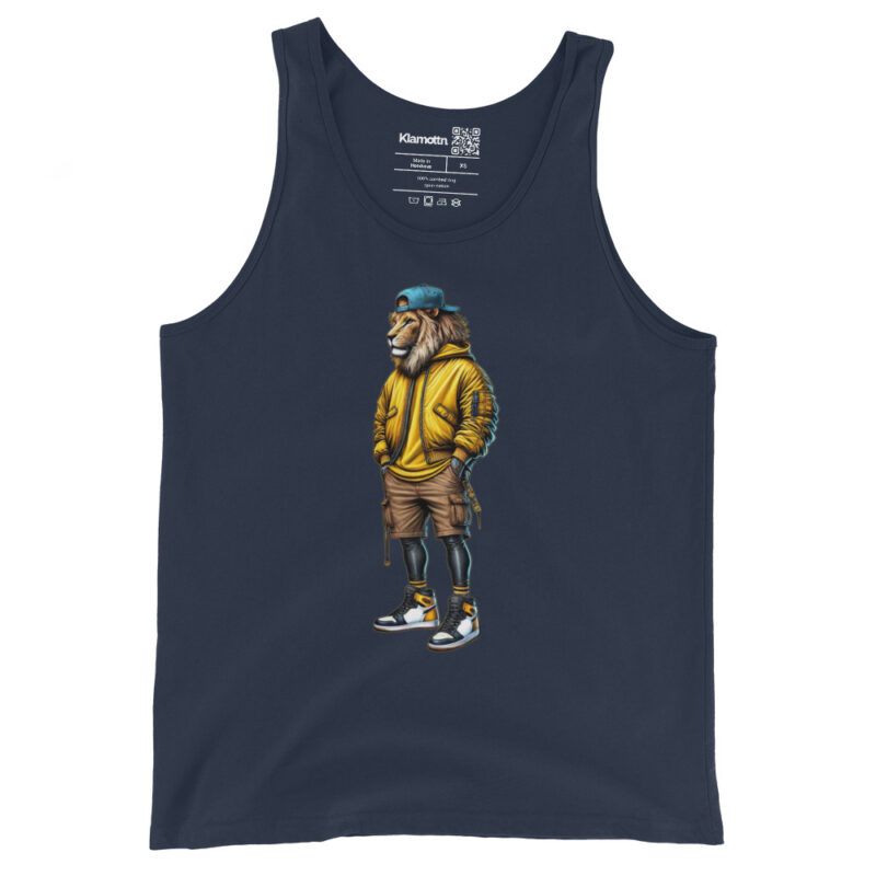 Löwe im Streetwear-Style Unisex-Tank-Top – Tank Tops – klamottn.de