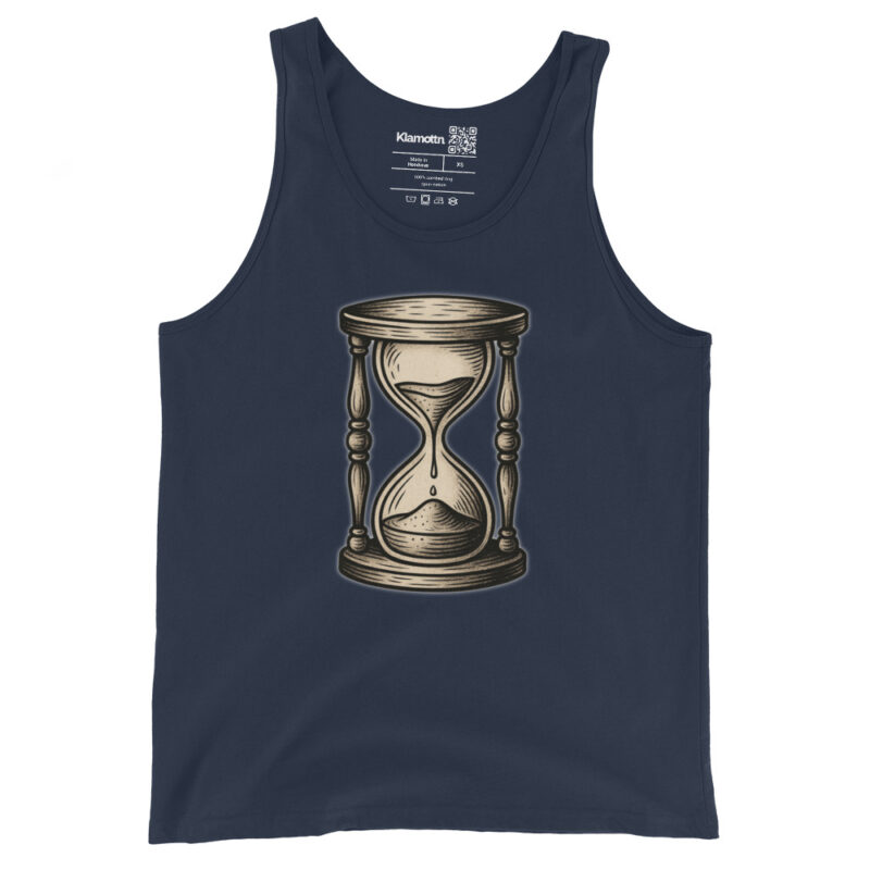 Zeit vergeht Sanduhr Unisex-Tank-Top – Tank Tops – klamottn.de