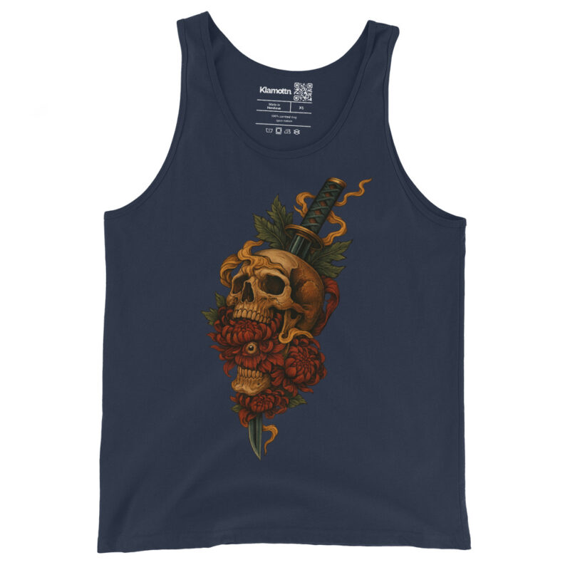 Schädel & Klinge - Das Auge der Vergänglichkeit Unisex-Tank-Top – Tank Tops – klamottn.de