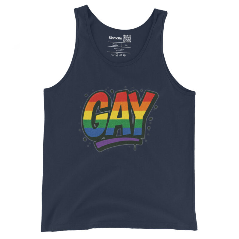 Gay Graffiti Pride Unisex-Tank-Top – Tank Tops – klamottn.de