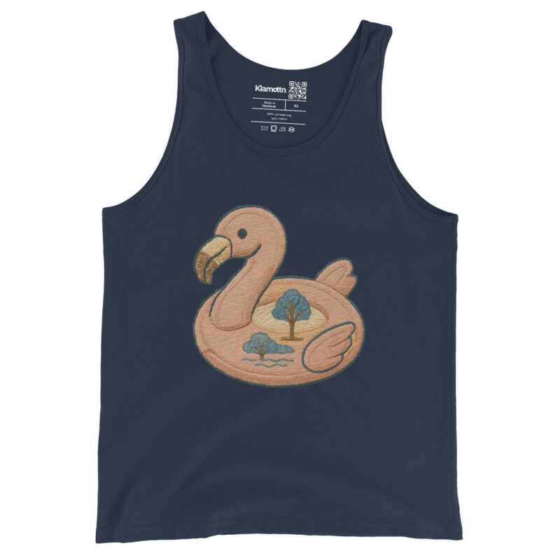 Flamingo Oase Unisex-Tank-Top – Tank Tops – klamottn.de