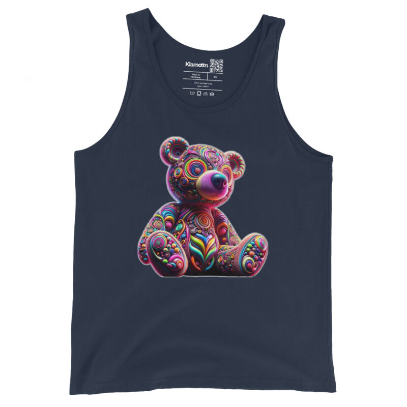 Psychedelic Bär Unisex-Tank-Top – Tank Tops – klamottn.de