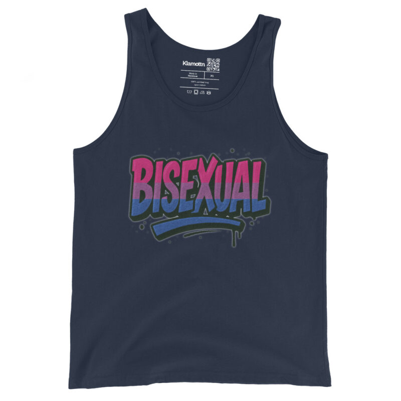 Bisexual Graffiti Statement Unisex-Tank-Top – Tank Tops – klamottn.de
