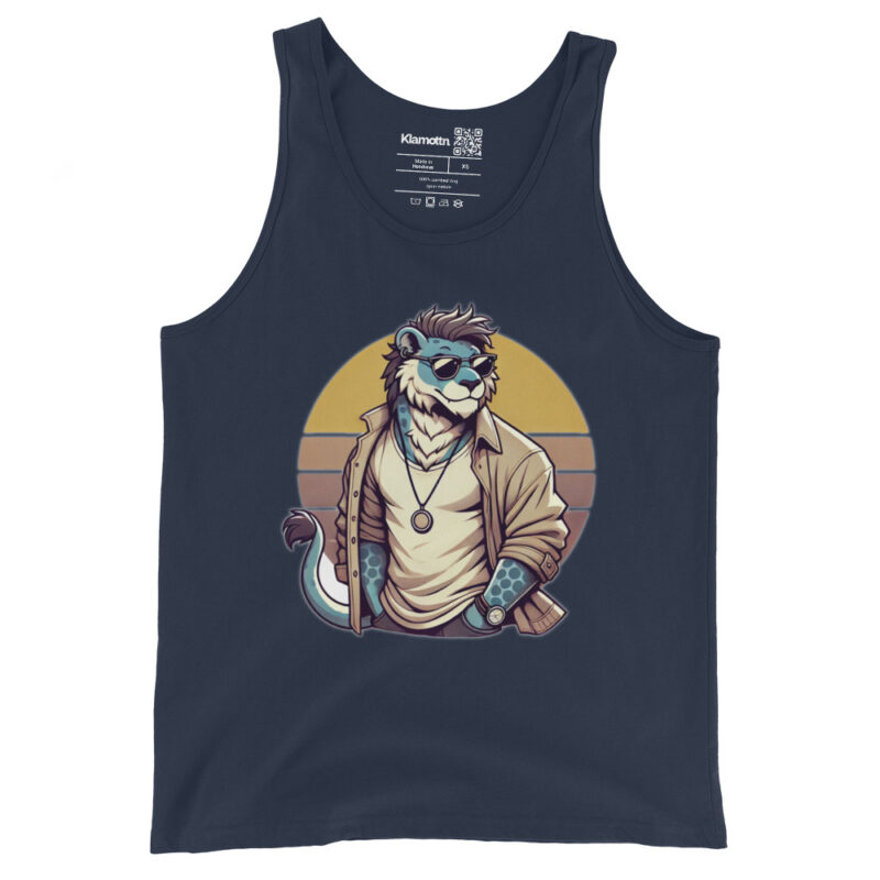 Retro-Leo im Streetstyle Unisex-Tank-Top – Tank Tops – klamottn.de
