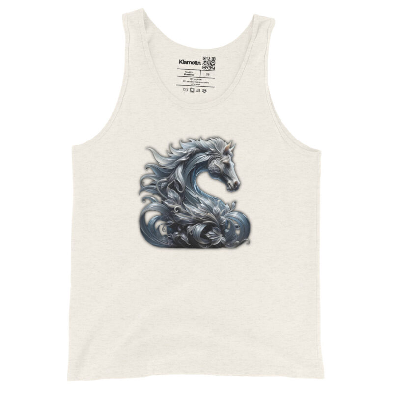 Majestät des silbernen Pferdes Unisex-Tank-Top – Tank Tops – klamottn.de