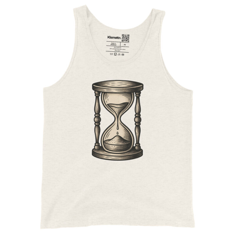 Zeit vergeht Sanduhr Unisex-Tank-Top – Tank Tops – klamottn.de