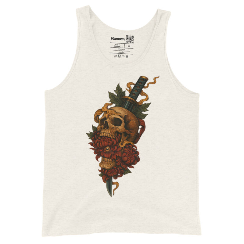 Schädel & Klinge - Das Auge der Vergänglichkeit Unisex-Tank-Top – Tank Tops – klamottn.de