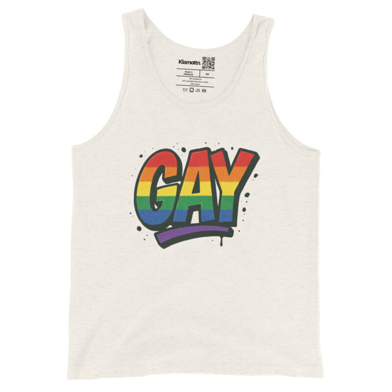 Gay Graffiti Pride Unisex-Tank-Top – Tank Tops – klamottn.de