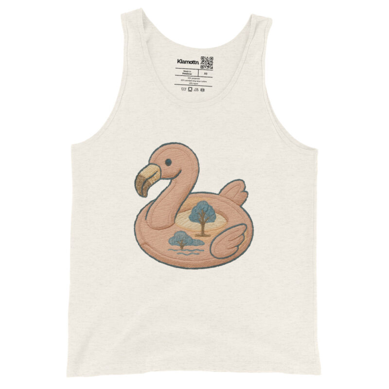 Flamingo Oase Unisex-Tank-Top – Tank Tops – klamottn.de